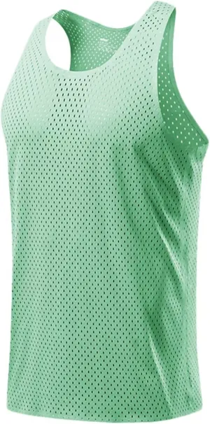 Men's Sport Tank Tops Workout Gym Vest Quick Dry Tops Training Shirt Breathable Sleeveless Vest