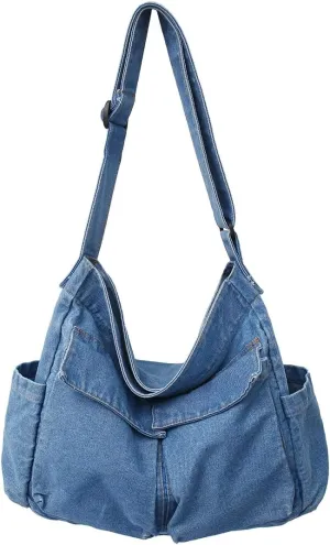 Messenger Bag Hobo Crossbody Bags for Women Canvas Bag Crossbody Tote Bag Shoulder Bag
