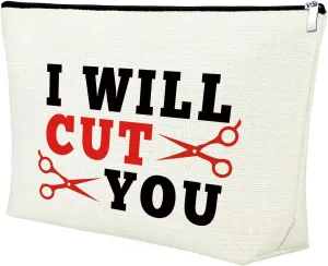 Mxrymvu Hair Stylist Gifts Hairdresser Makeup Bag Salon Barber Gift for Women Hairstylist Cosmetic Bag Cosmetology Appreciation Christmas Birthday Graduation Present Travel Pouch