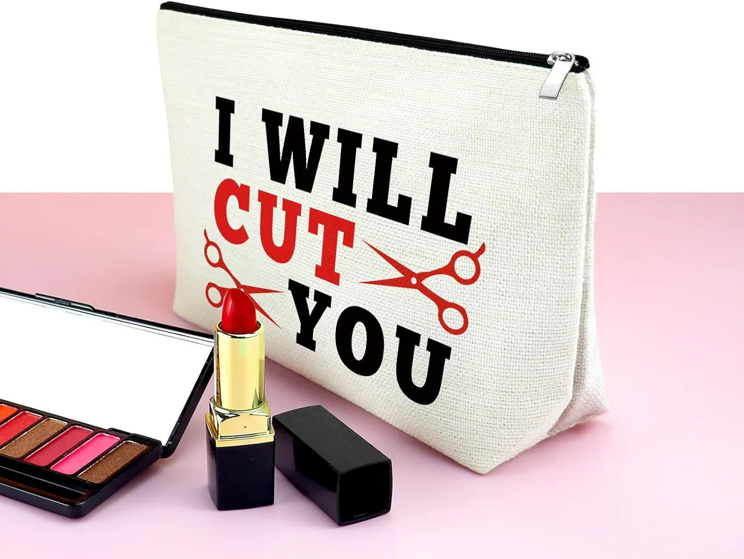 Mxrymvu Hair Stylist Gifts Hairdresser Makeup Bag Salon Barber Gift for Women Hairstylist Cosmetic Bag Cosmetology Appreciation Christmas Birthday Graduation Present Travel Pouch