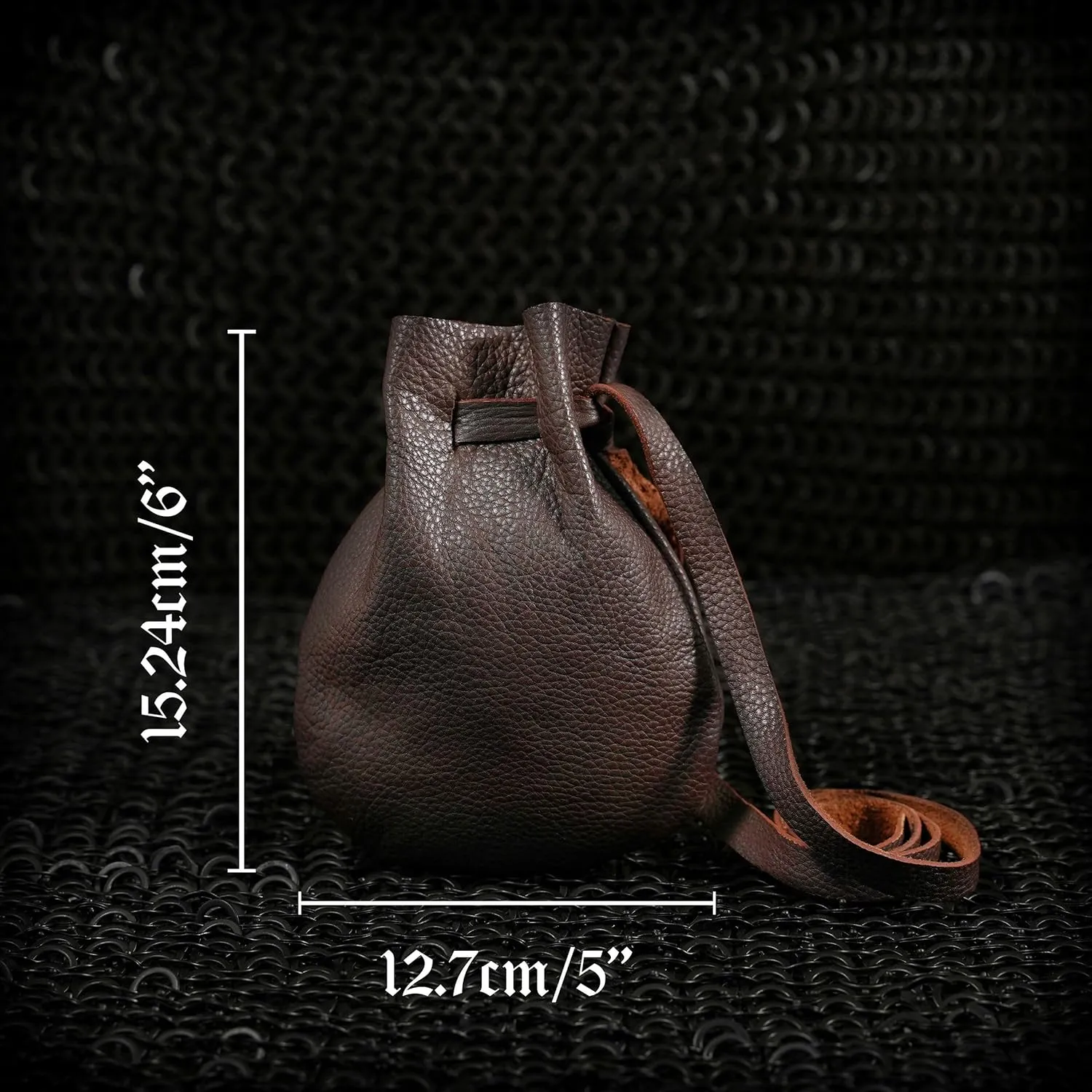 Mythrojan Leather Pouch Jewelry Bag Drawstring Christmas Gift Storage Bag Pouch for Wedding Party Favors