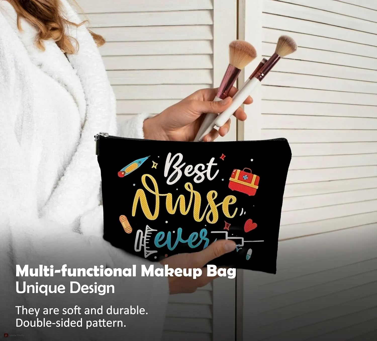 Nurse Bags - Cosmetic Bags With Zipper for Nursing Students