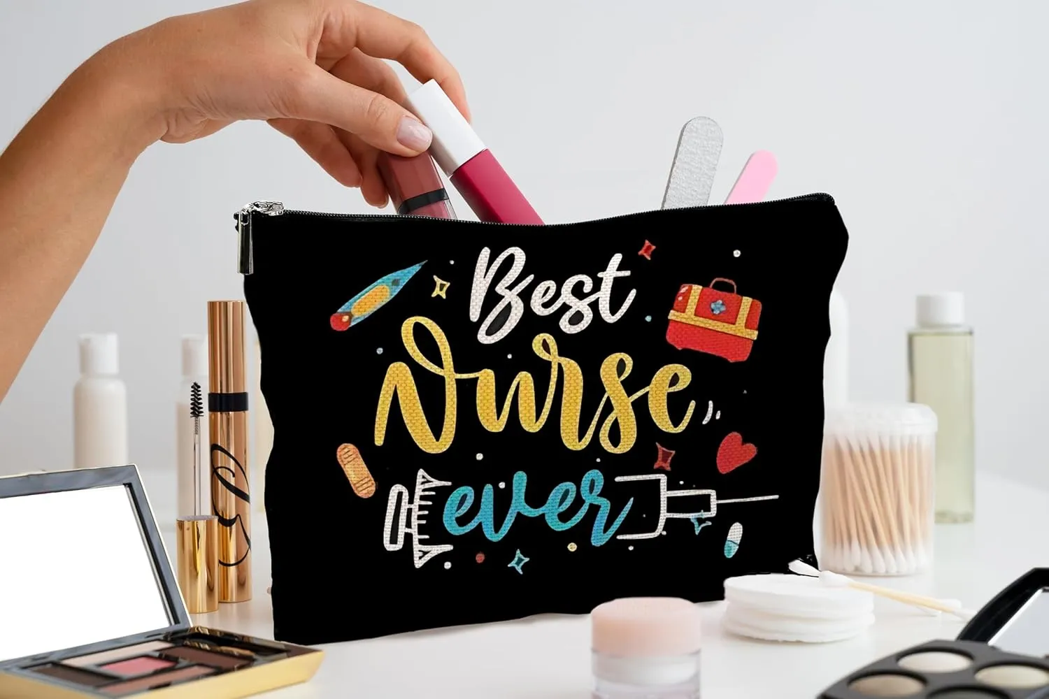 Nurse Bags - Cosmetic Bags With Zipper for Nursing Students