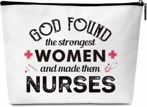 Nurse Gifts Makeup Bag for Women, Nursing Cosmetic Bag, Best Nurse Makeup Zipper Bag, Nurse Week Birthday Gift For Nurses, Nurse Student Graduation Gift, Thank You Retirement Gifts, A03