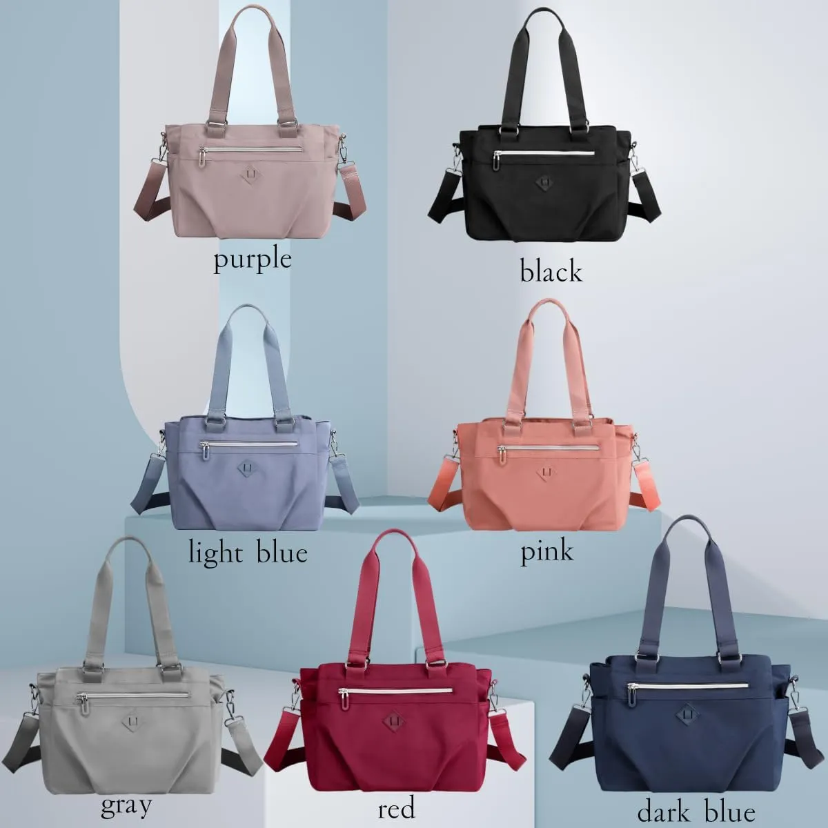 Nylon Purses for Women Tote Bags Hobo Crossbody Bags Large Work Travel Shoulder Bags Handbags Wallet Gift for Women