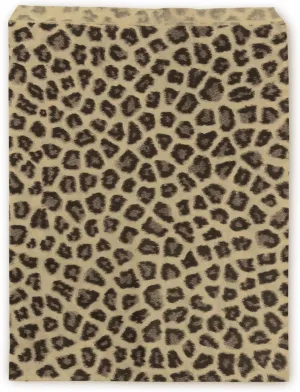 Paper Jewelry Bags 6 x 9 Leopard (Package of 100)