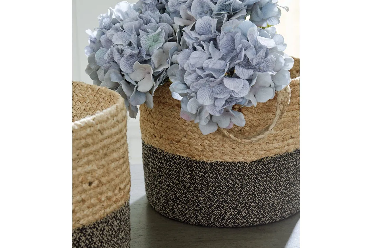 Parrish Natural/Black Basket (Set of 2)