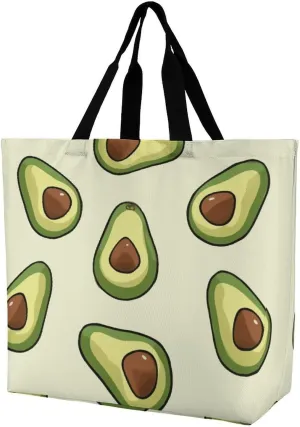 Pattern Tote Bag for Women Reusable Eco-friendly Shopping Bags Large Capacity Shoulder Bag