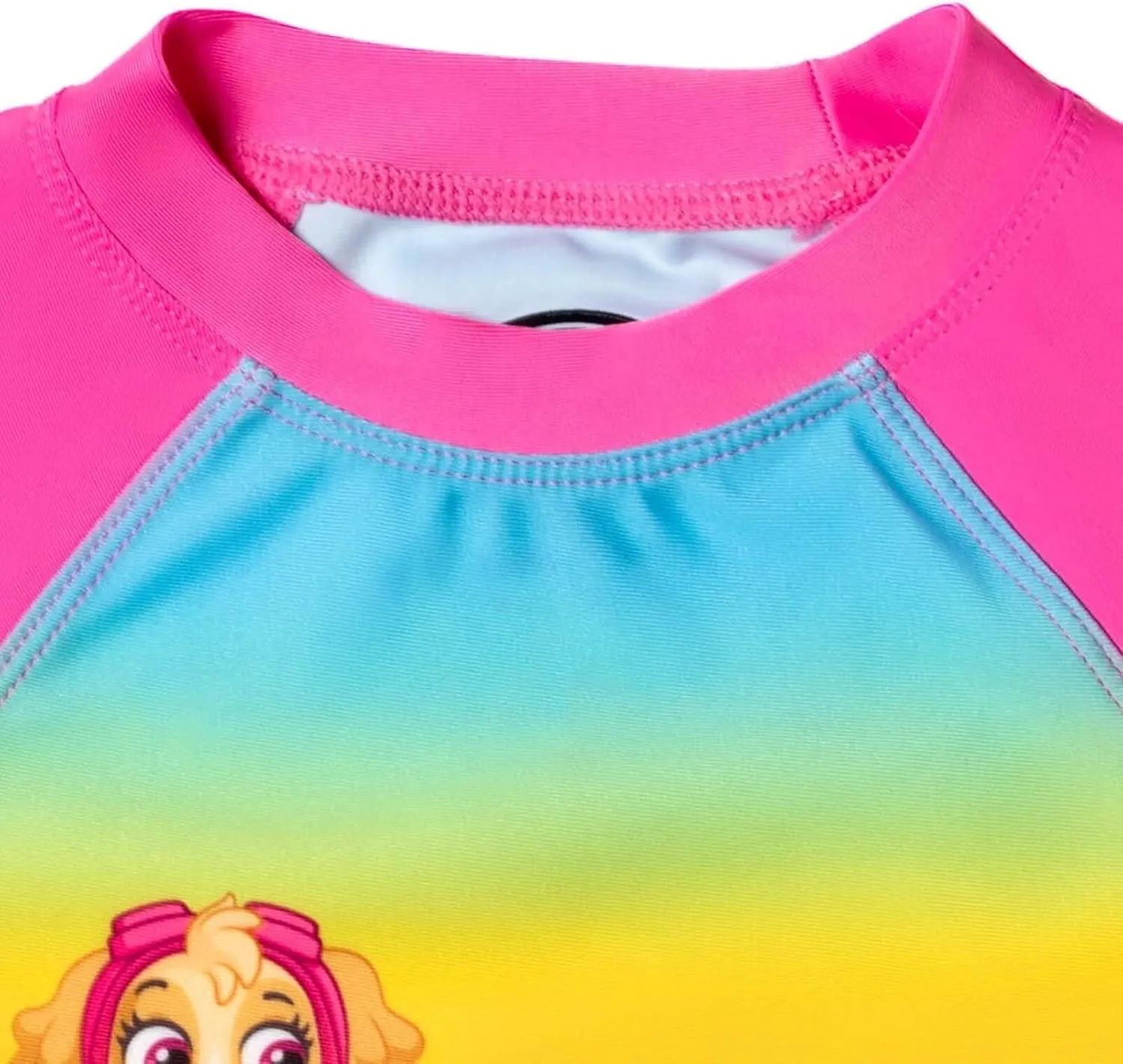 Paw Patrol Marshall Rubble Chase 5 Piece Swimsuit Set: One-Piece Swimsuit Swim Rash Guard Tankini Top Bottom Skort