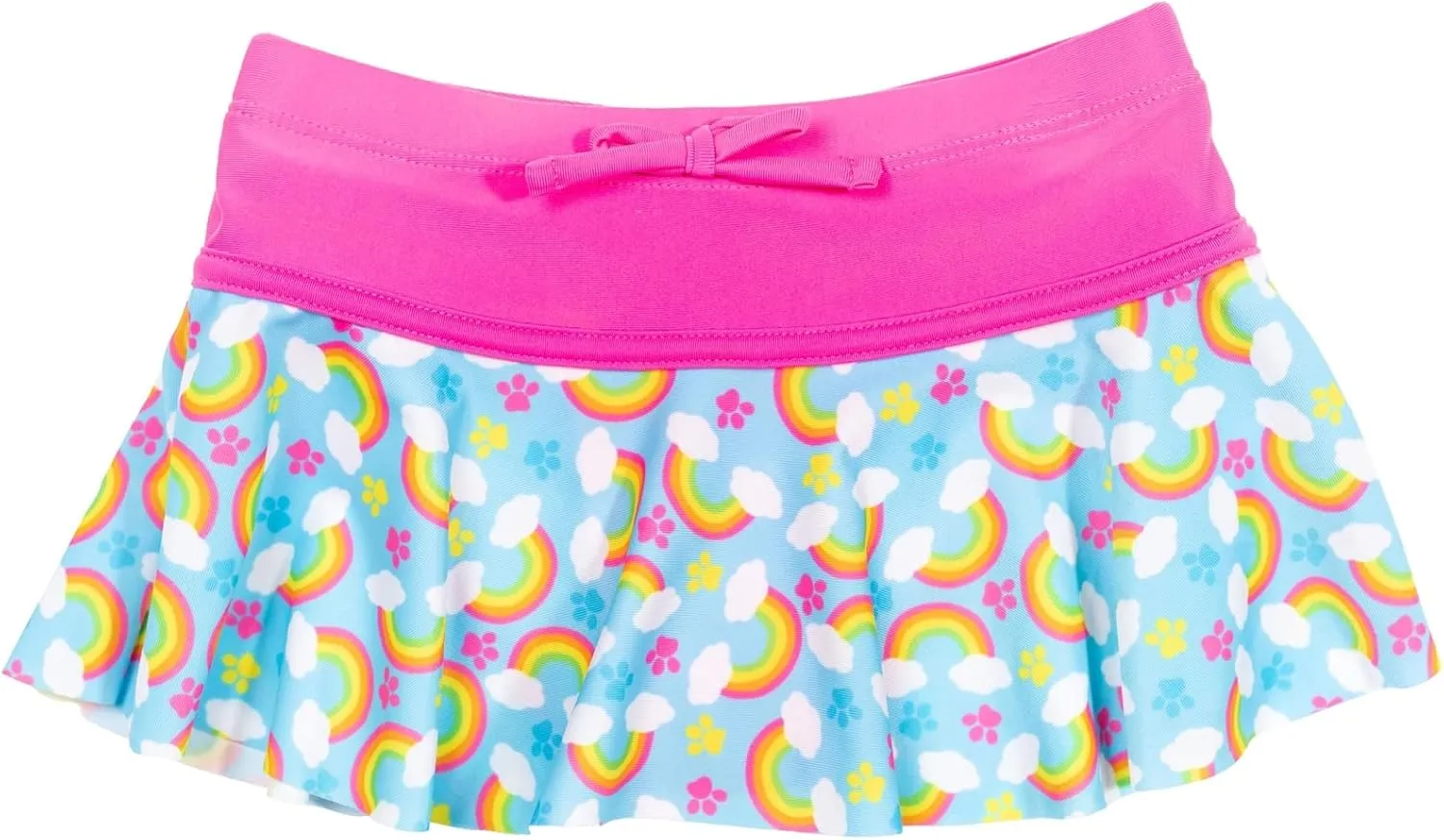 Paw Patrol Marshall Rubble Chase 5 Piece Swimsuit Set: One-Piece Swimsuit Swim Rash Guard Tankini Top Bottom Skort