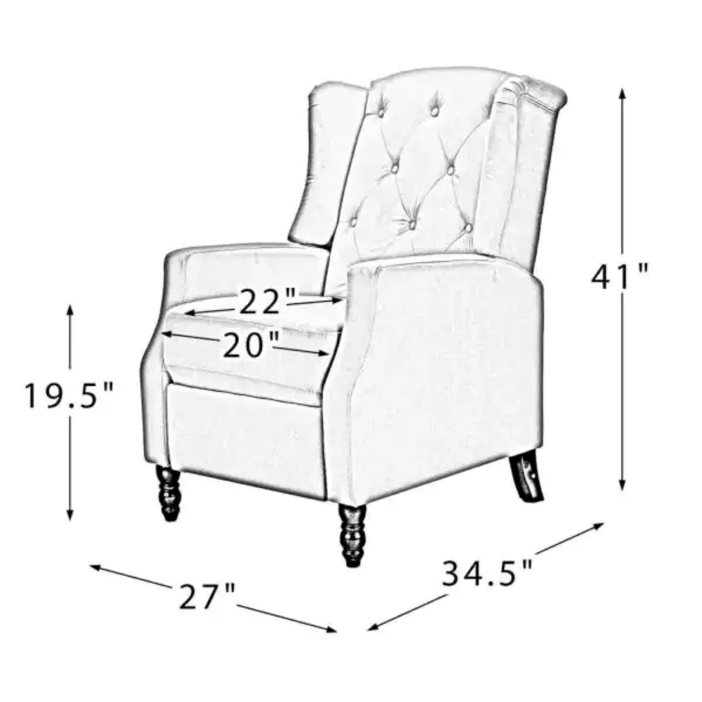 Romen Couch Accent Chair in Grey Color