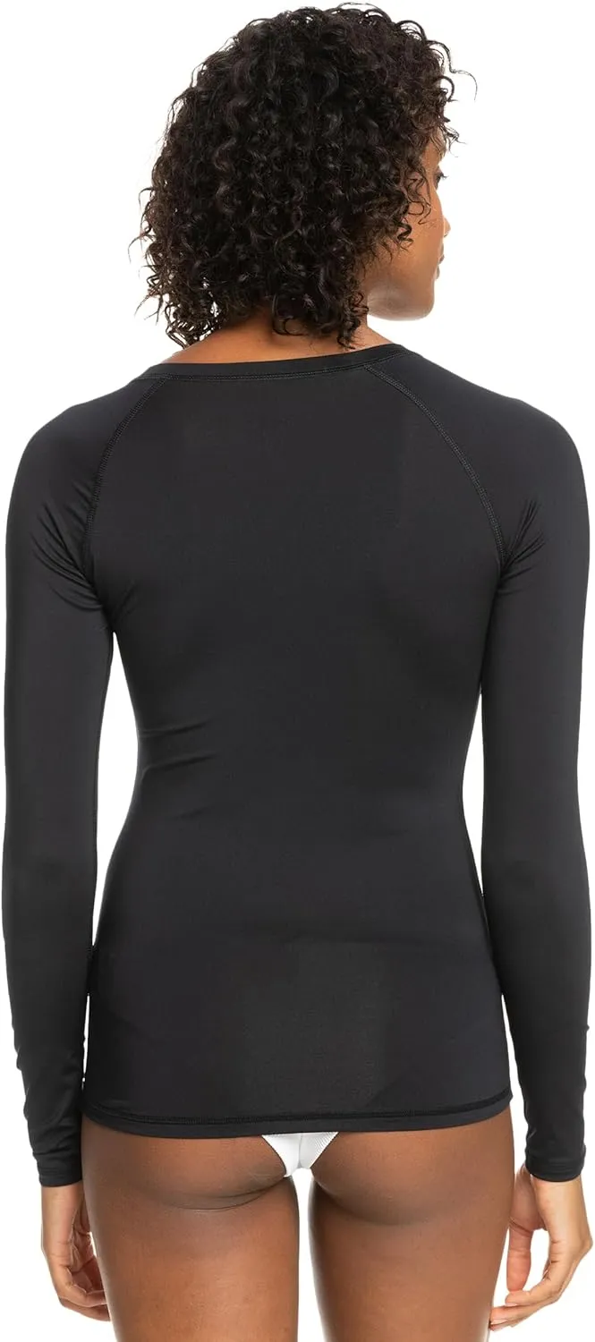 Roxy Women's Essentials Long Sleeve Zip-up Rashguard
