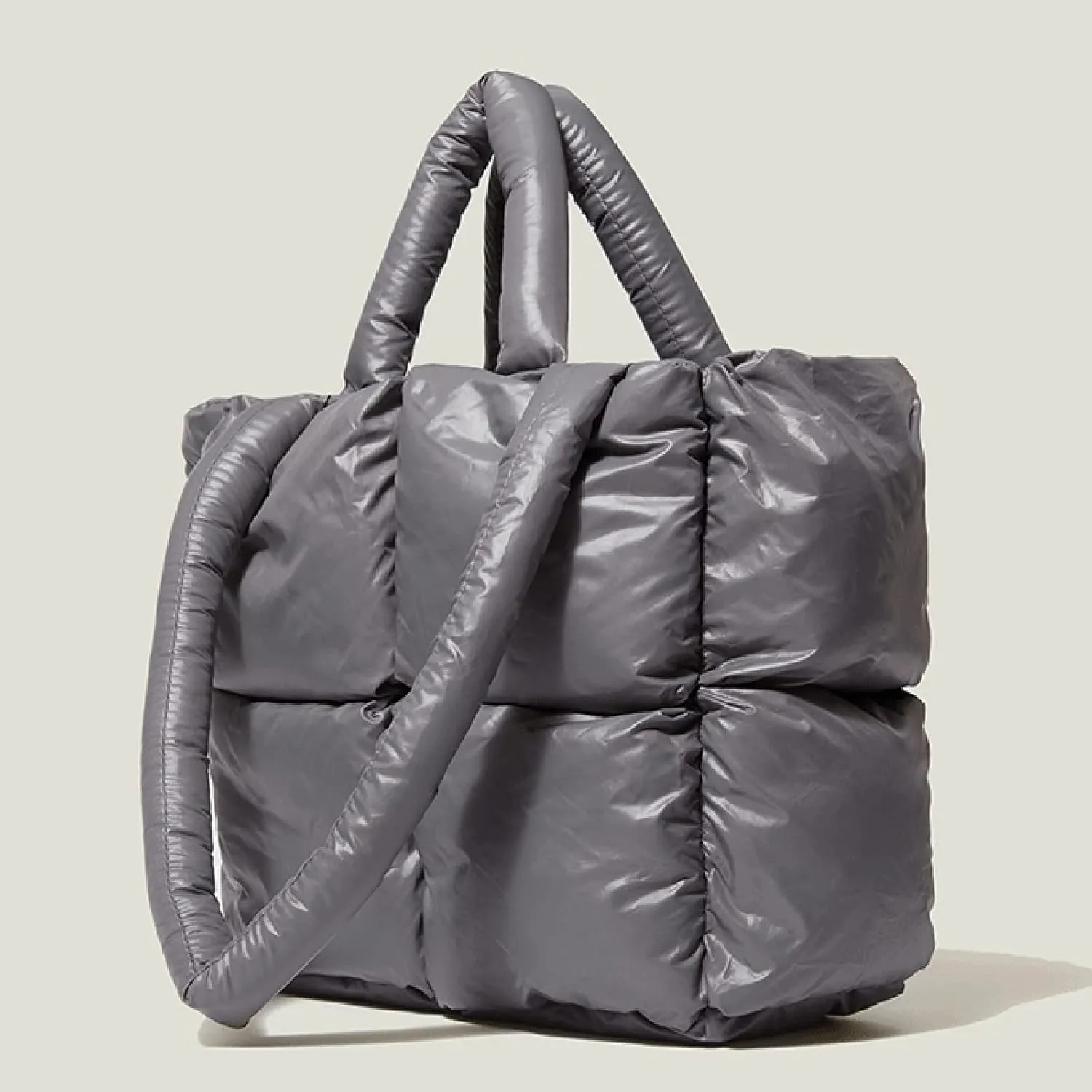 Sling Bag For Women Light Large Quilted Shoulder Bag Carryall Puffer Hobo Bag For Her Friends Travel College D