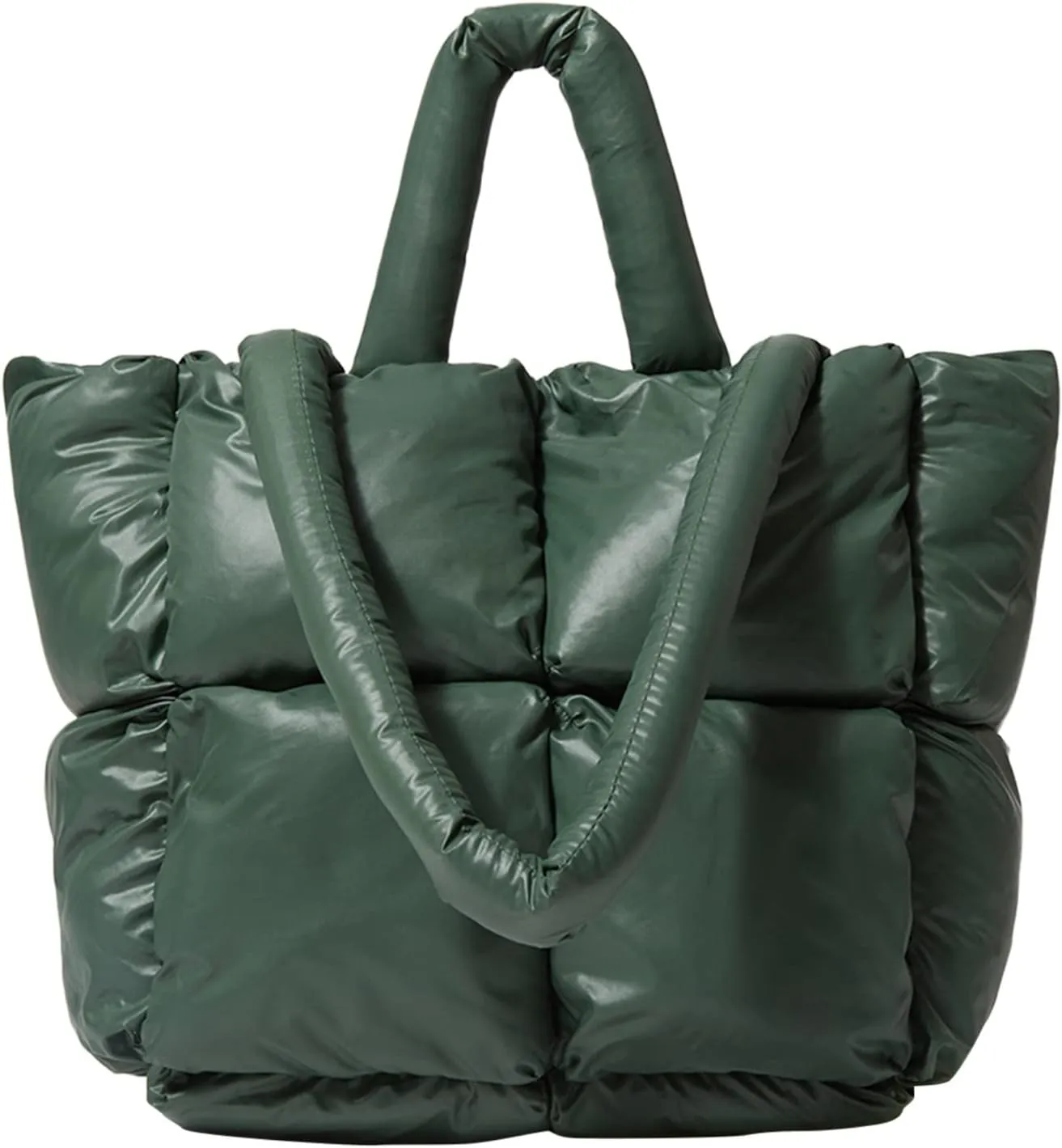 Sling Bag For Women Light Large Quilted Shoulder Bag Carryall Puffer Hobo Bag For Her Friends Travel College D