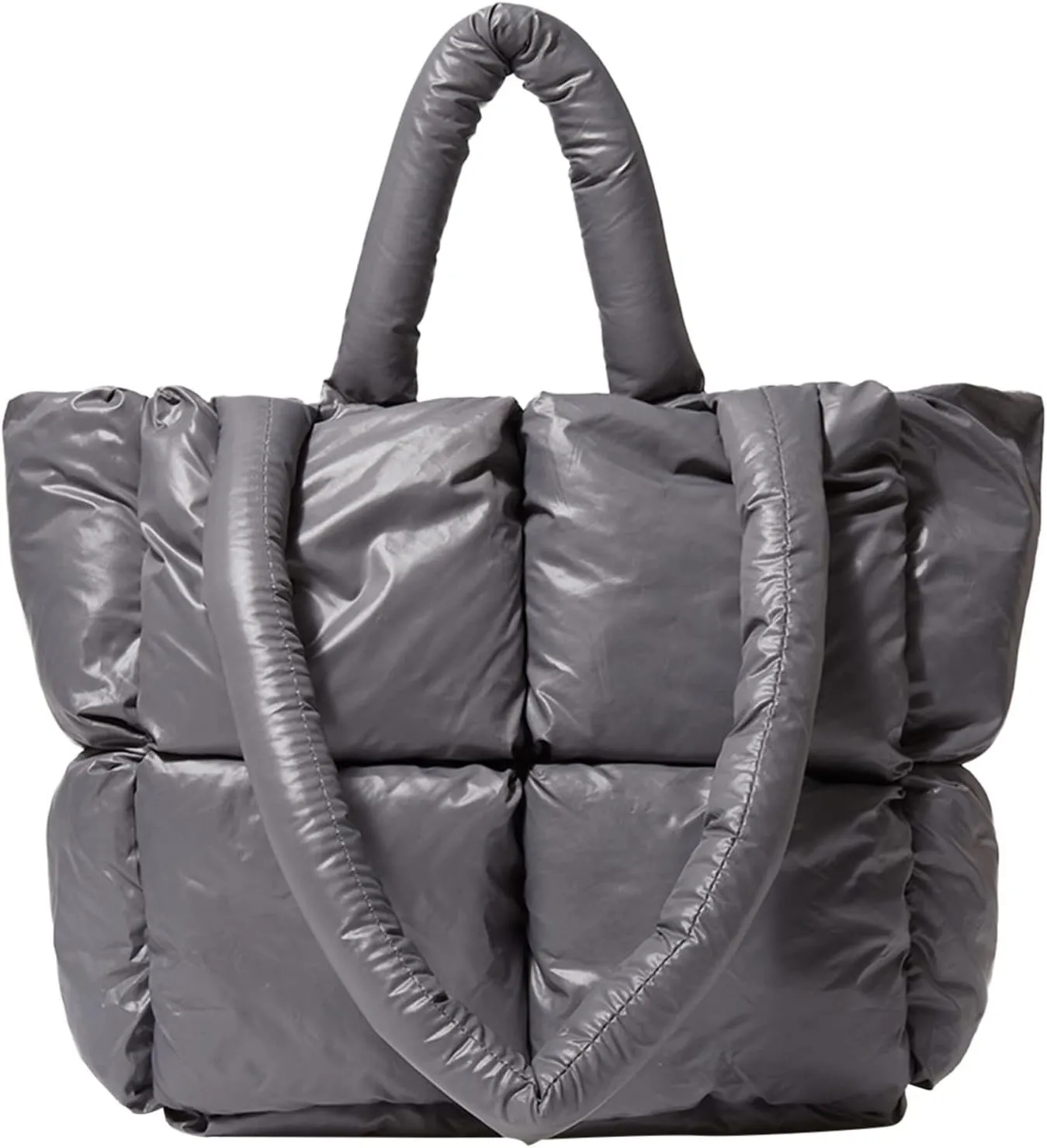 Sling Bag For Women Light Large Quilted Shoulder Bag Carryall Puffer Hobo Bag For Her Friends Travel College D