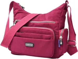 Small Crossbody Bag for Women Chest Bags Daypack Crossbody for Travel Sport Running Hiking Water Proof Bag(One Size)