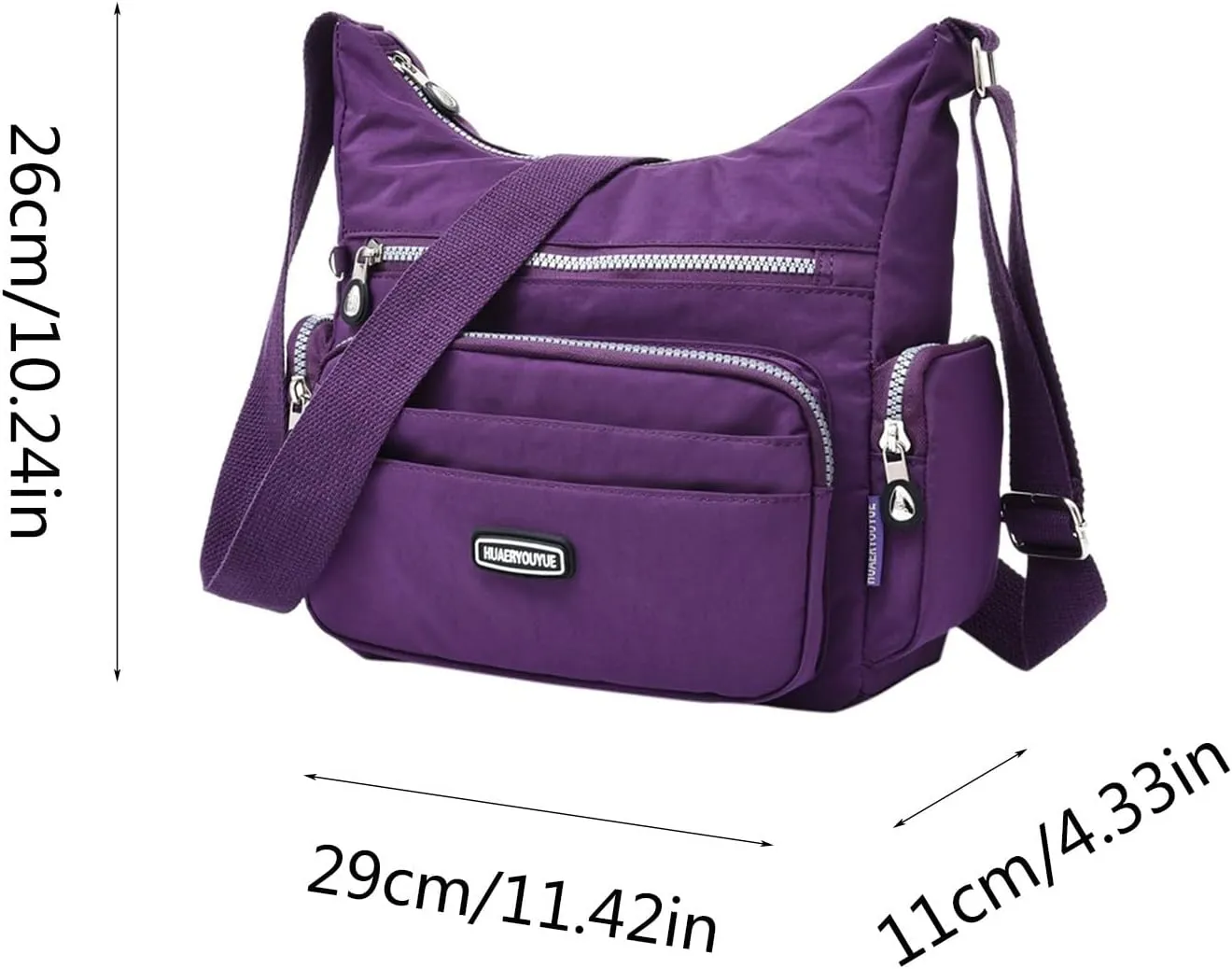 Small Crossbody Bag for Women Chest Bags Daypack Crossbody for Travel Sport Running Hiking Water Proof Bag(One Size)