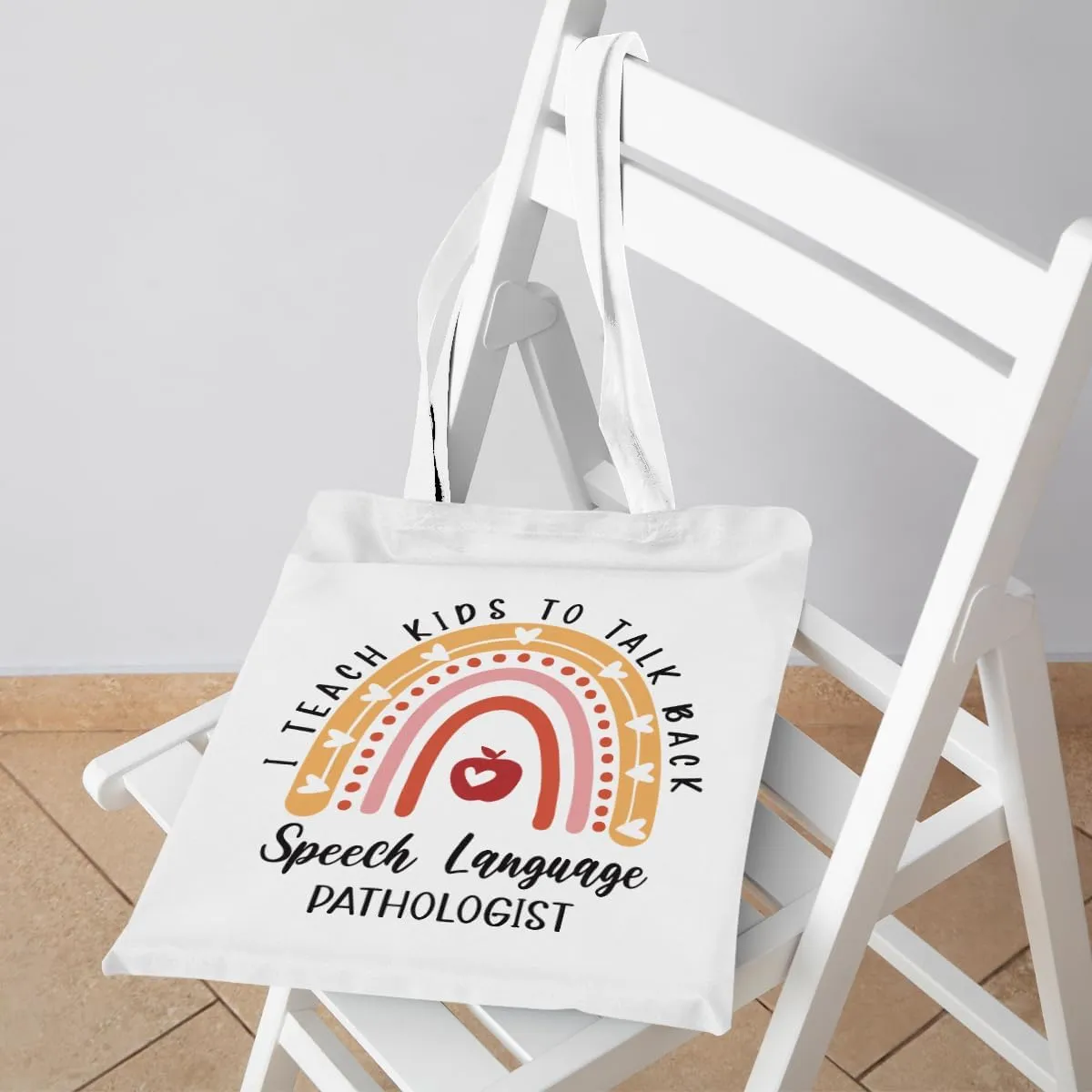Speech Therapy Gifts SLP Tote Bag for Teacher Speech Language Pathology Beach Bag Speech Pathologist Gifts