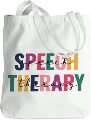 Speech Therapy Gifts SLP Tote Bag for Teacher Speech Language Pathology Beach Bag Speech Pathologist Gifts