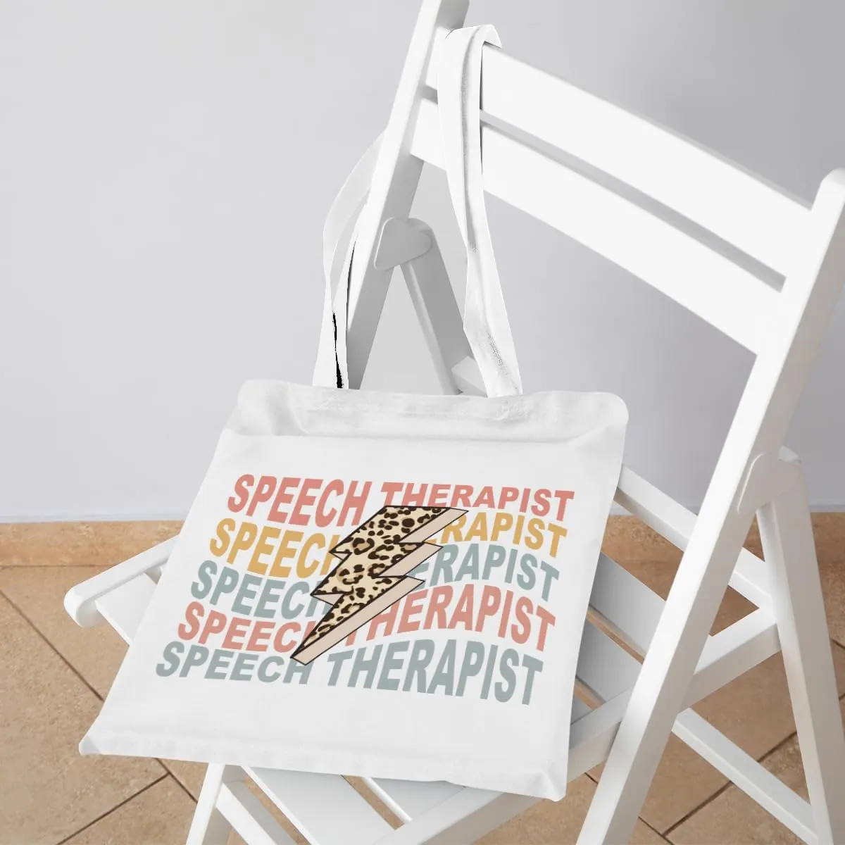 Speech Therapy Gifts SLP Tote Bag for Teacher Speech Language Pathology Beach Bag Speech Pathologist Gifts