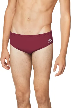 Speedo Men's Standard Swimsuit Brief Endurance  Solid Adult