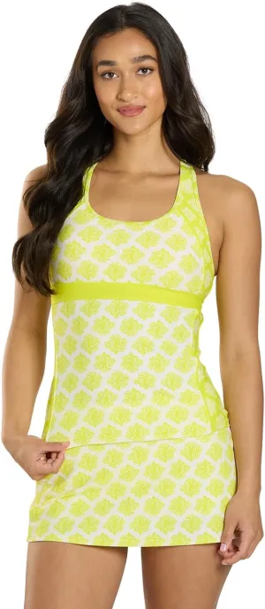Sporti Women Racerback Tankini Tops - Bathing Suit Tops for Women - Athletic Tank Top Swimsuits with Shelf Bra Support