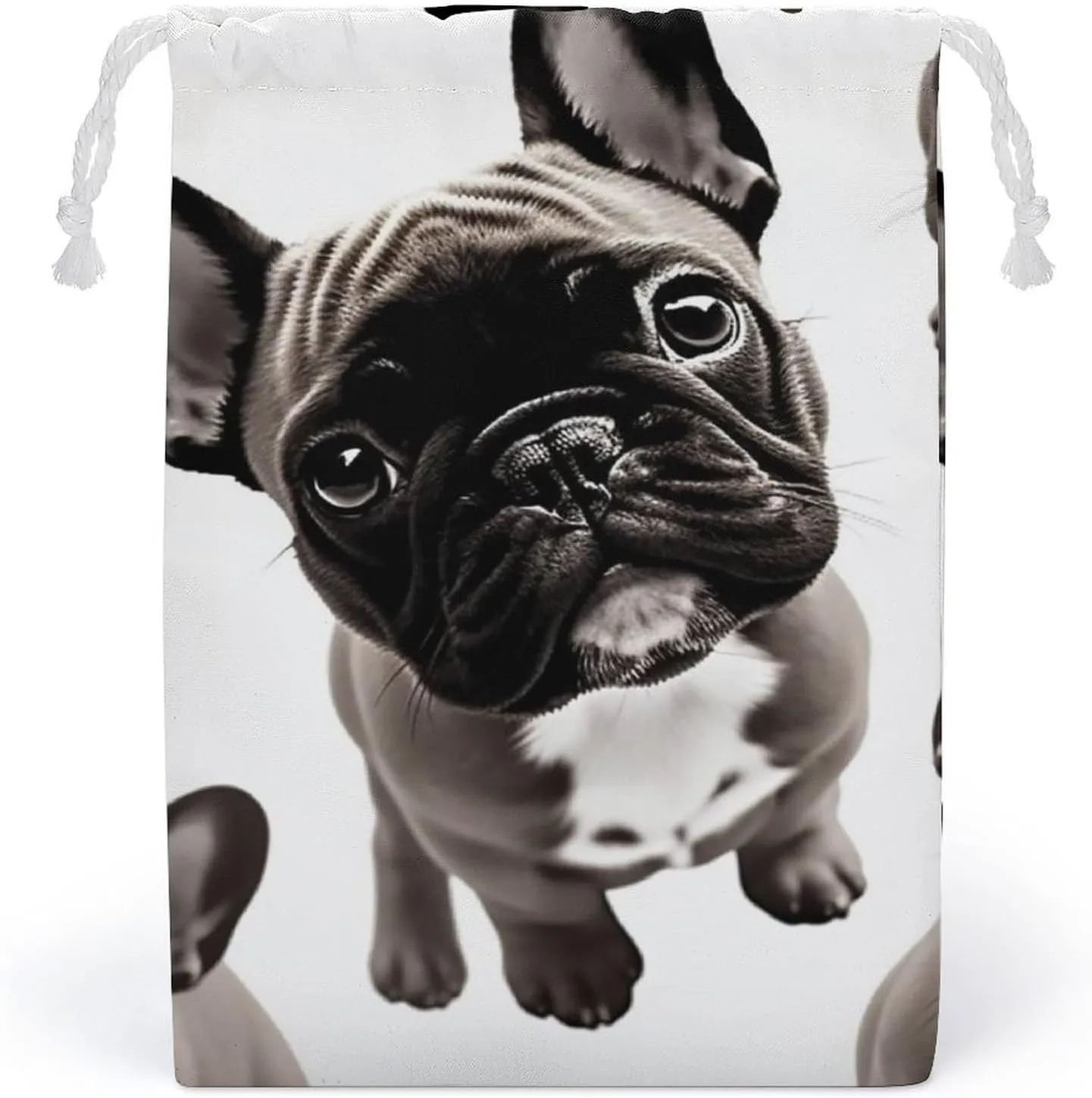 Storage Bags Makeup Bag Toy Bag Reusable Bags Toiletry French Bulldog Printed Organizer Multi Purpose Foldable Ditty Bag Travel Pouch