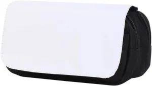 Sublimation Blanks Cosmetic Bags Pencil Case Multipurpose DIY Heat Transfer Makeup Bags Toiletry Pouch with Removable Flap for Sublimation