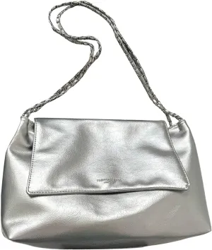 SweatyRocks Women's Sparkly Silver Hobo Bags Metallic PU Leather Shoulder Bags