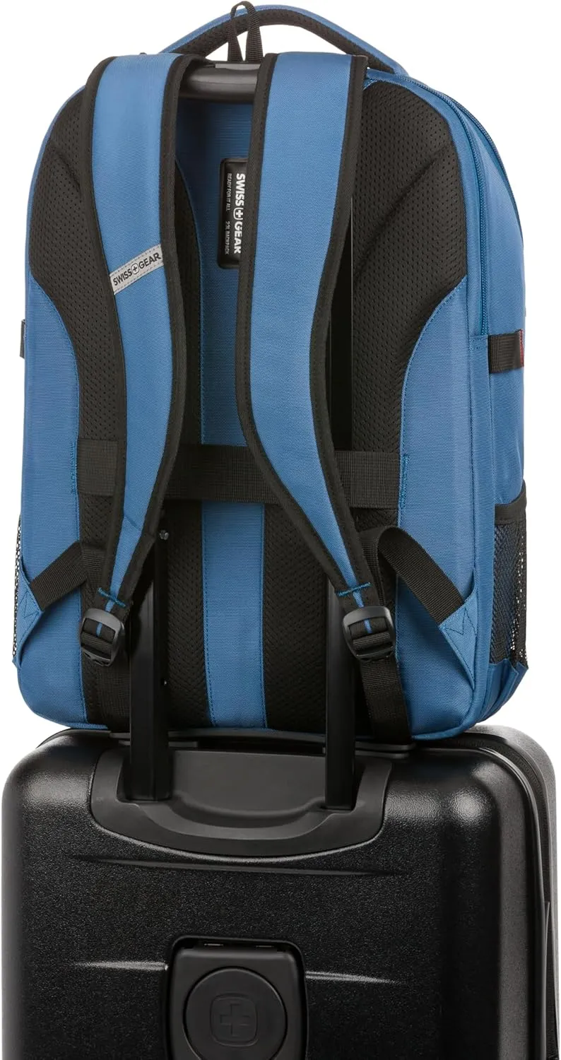 SwissGear Civic Pro Laptop Backpack, Navy, 18x13.25x7