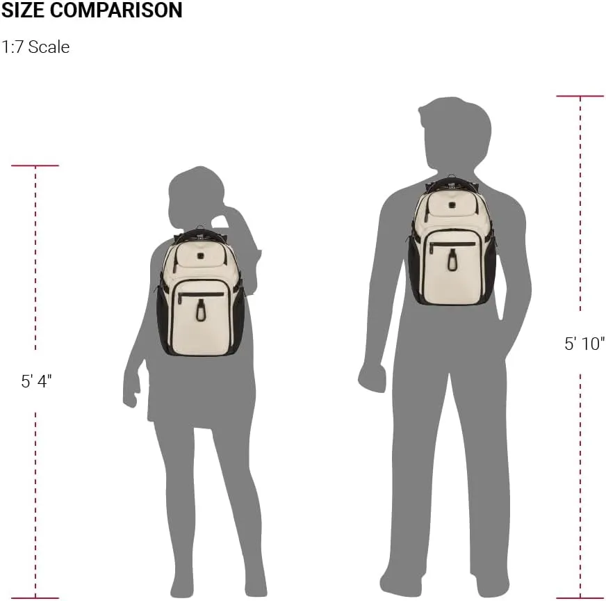 SwissGear Endure Scansmart Laptop Backpack, Vintage Khaki, 17.75-Inch