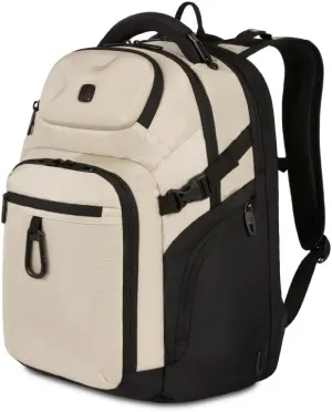 SwissGear Endure Scansmart Laptop Backpack, Vintage Khaki, 17.75-Inch