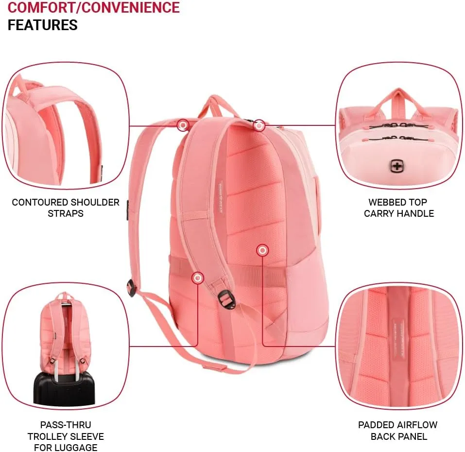 SwissGear MetroEdge, Coral, 18.5-Inch