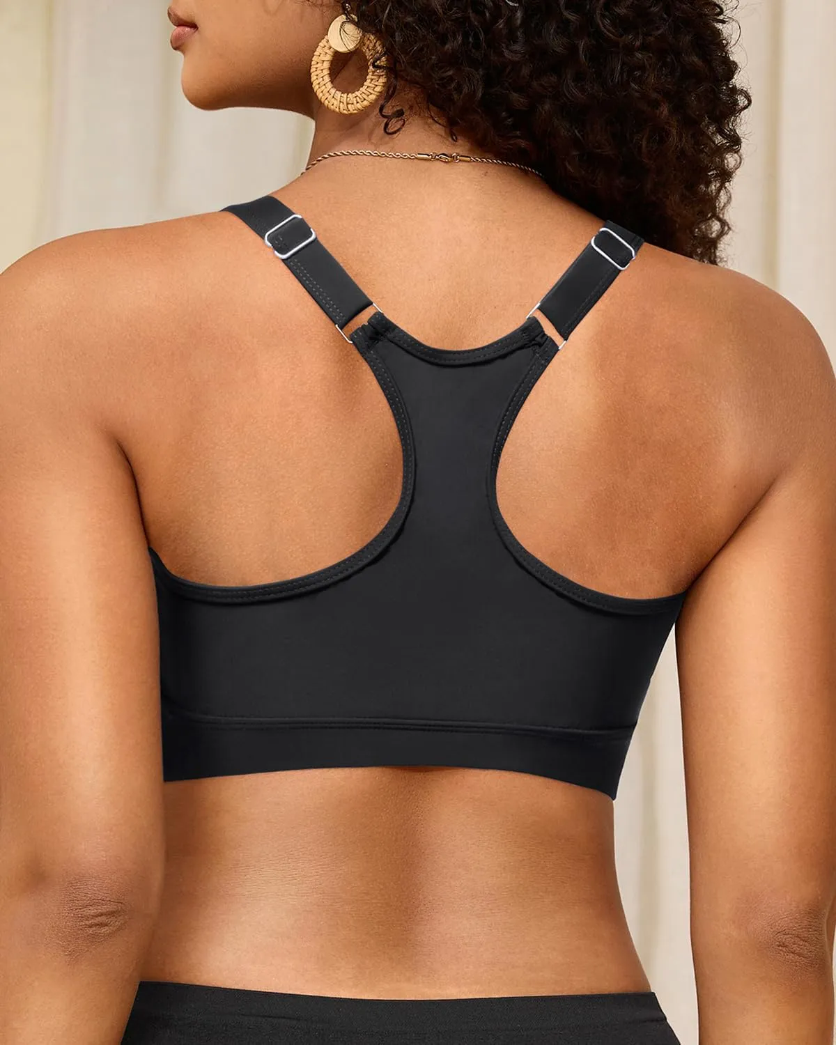 Tempt Me Women Sports Bra Bikini Tops Racerback Bathing Suits Top Padded Swim Tops Only