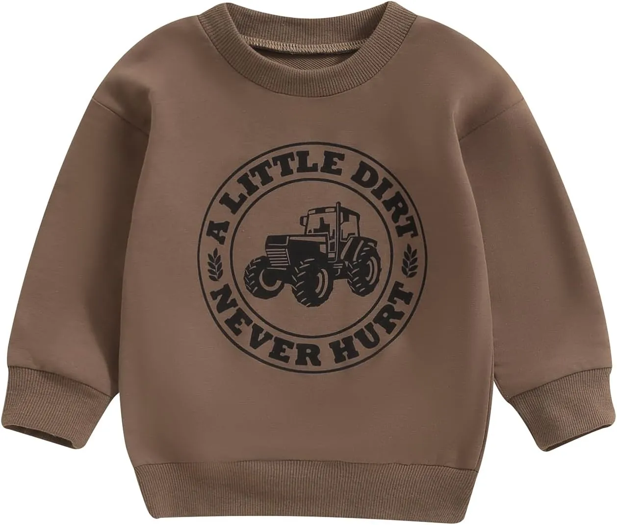 Toddler Baby Boy Sweatshirts Letter Embroidered Long Sleeve Baby Pullovers Tops Infant Fall Winter Casual Tops