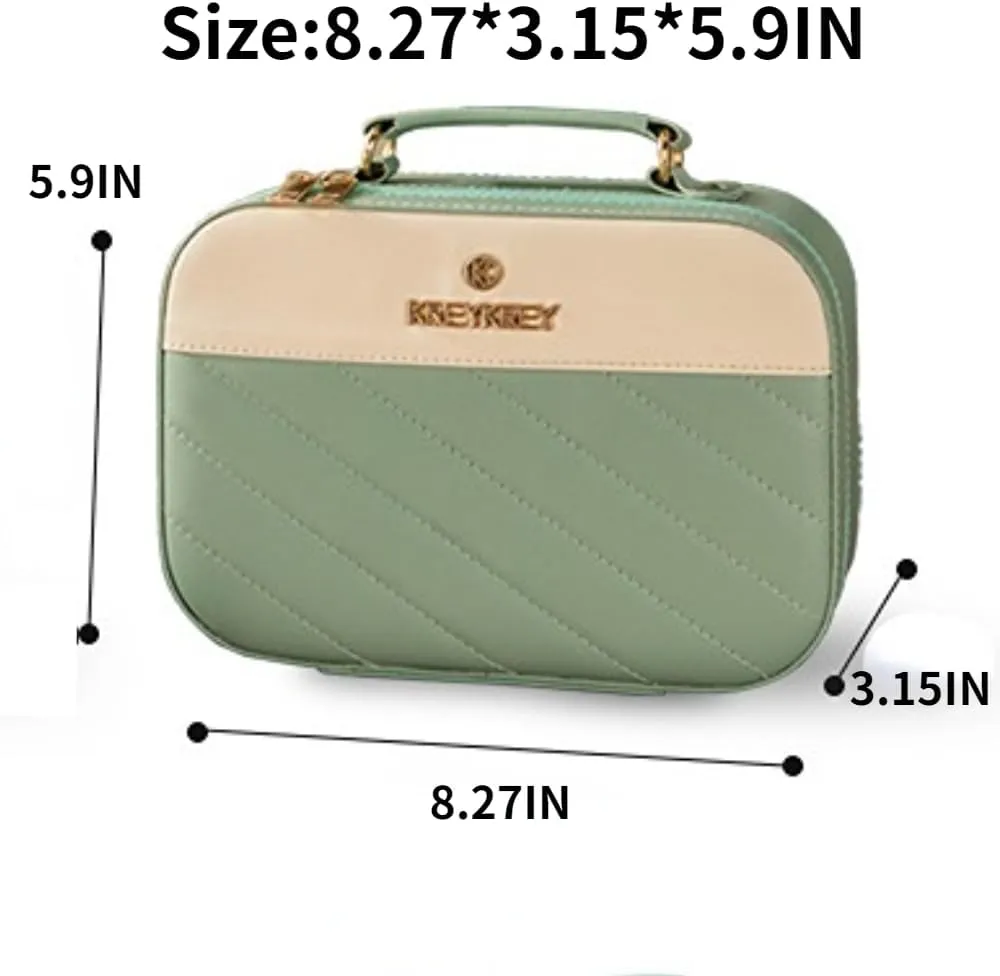 Toiletry Bag for Women Men, Waterproof Makeup Cosmetic Bag Travel Organizer Travel Bag (Large Pearl Pink)