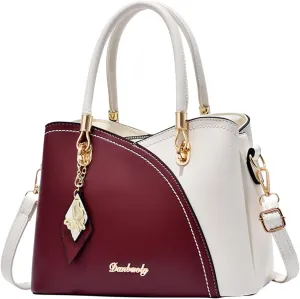Tote Bag For Women Color Block Women Hobo Handbags Large Capacity Plaid Middle Shoulder Messenger Bag For Daily Work F