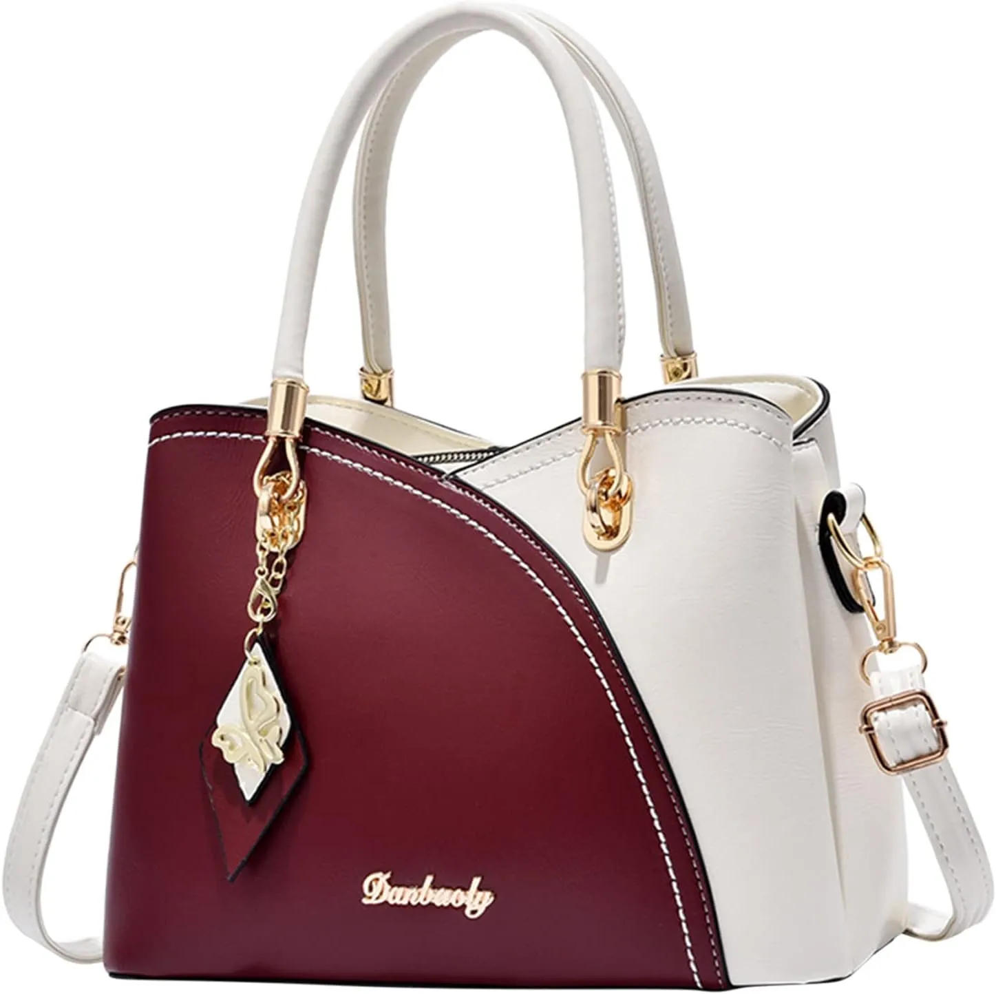 Tote Bag For Women Color Block Women Hobo Handbags Large Capacity Plaid Middle Shoulder Messenger Bag For Daily Work F