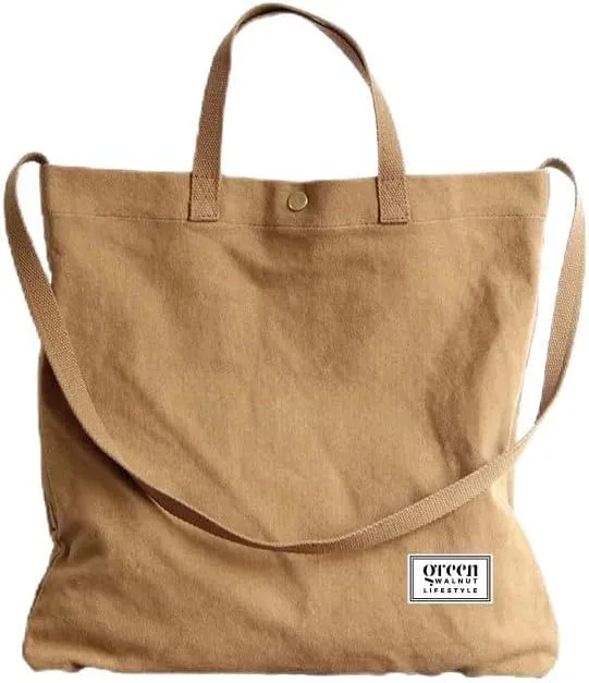 Tote Bag for Women Large Shoulder Bag with Zipper and Pockets forl Work Travel Shopping, Beach Bag, Brown