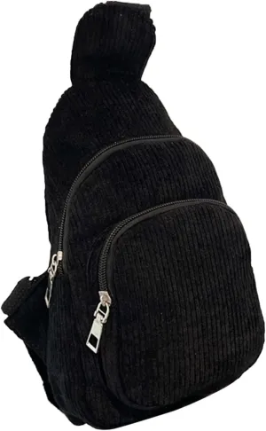 Tote Bag For Women Unisex Mini Y2K Corduroy Sling Bag Woman Shoulder Bag Chest Bag Purse Bag Package For Outdoor Sport Y