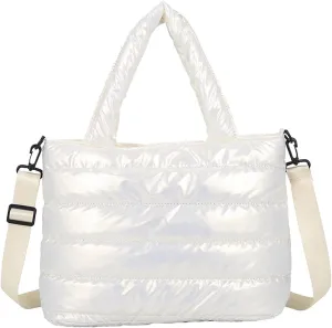 Tote Bag For Women Work Large Quilted Shoulder Bag Carryall Puffer Hobo Bag For Family Friends Travel College