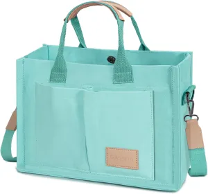 Tote Bags for Women Canvas Tote Purse Crossbody Bags with Pockets Top Handle Shoulder Handbags Satchel Bags for Women