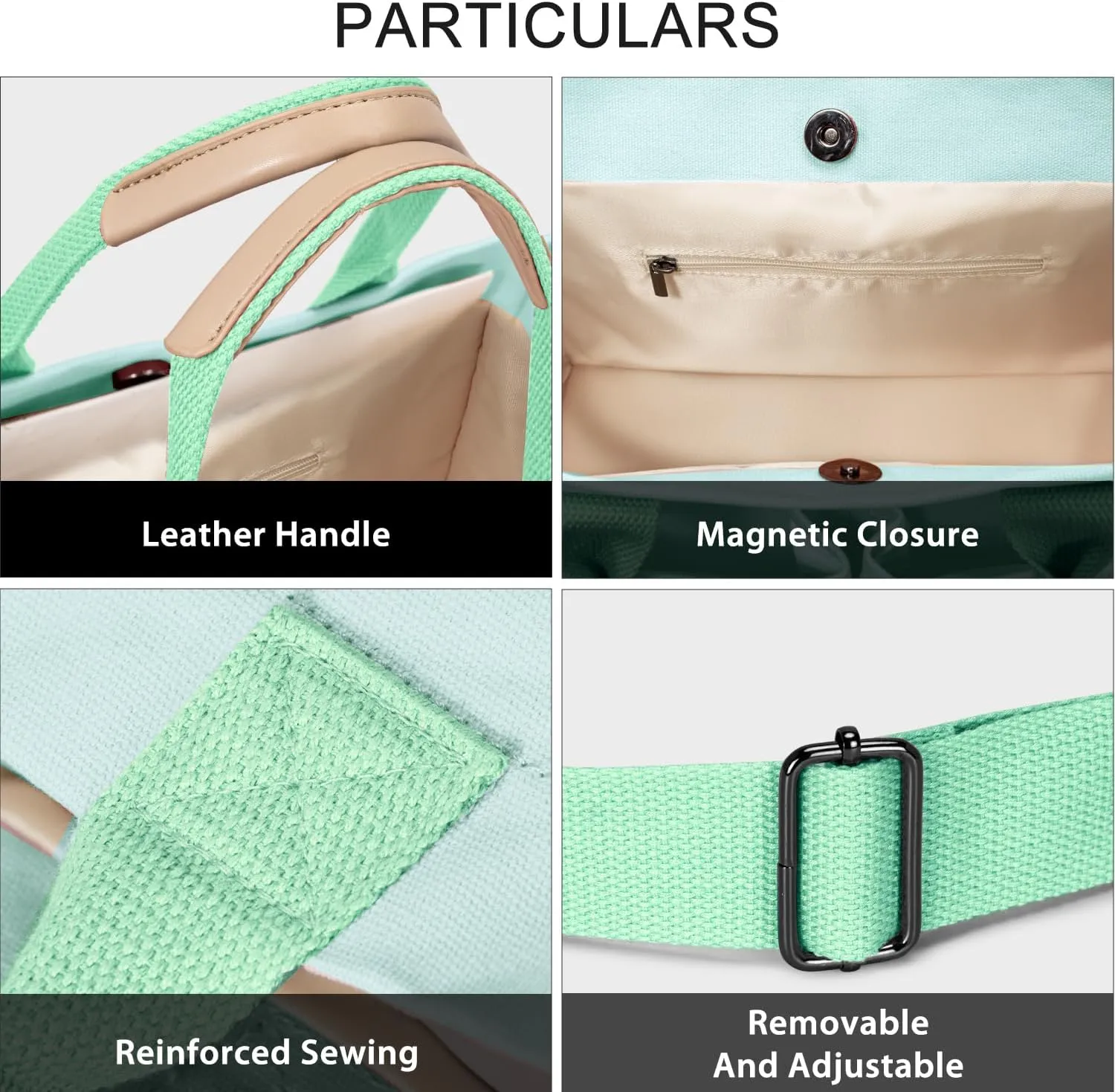 Tote Bags for Women Canvas Tote Purse Crossbody Bags with Pockets Top Handle Shoulder Handbags Satchel Bags for Women