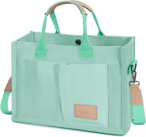 Tote Bags for Women Canvas Tote Purse Crossbody Bags with Pockets Top Handle Shoulder Handbags Satchel Bags for Women