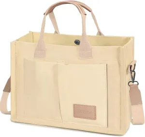 Tote Bags for Women Canvas Tote Purse Crossbody Bags with Pockets Top Handle Shoulder Handbags Satchel Bags for Women