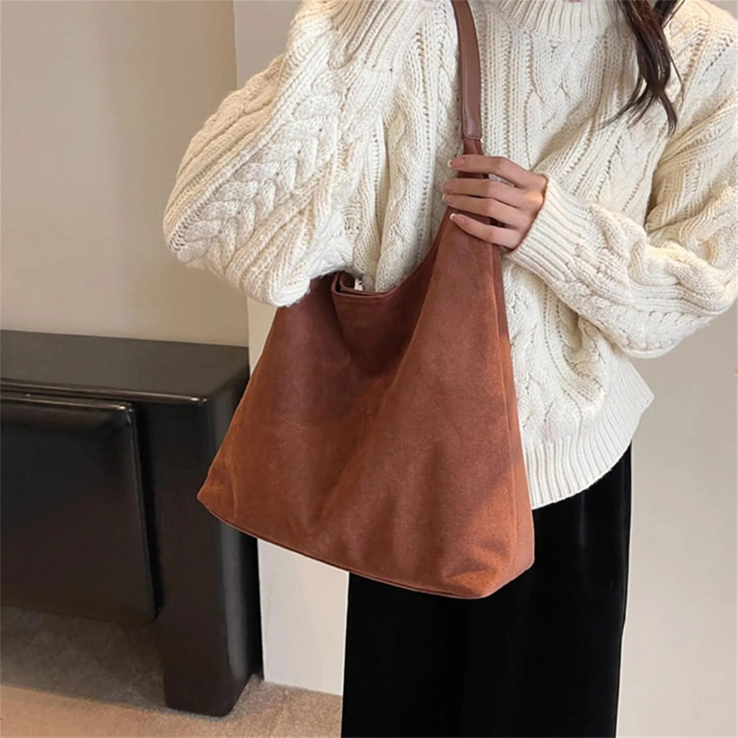 Tote Bags for Women Work Bags Slouchy Bag brown tote bag hobo bags for women Handbag Office Tote Handbag