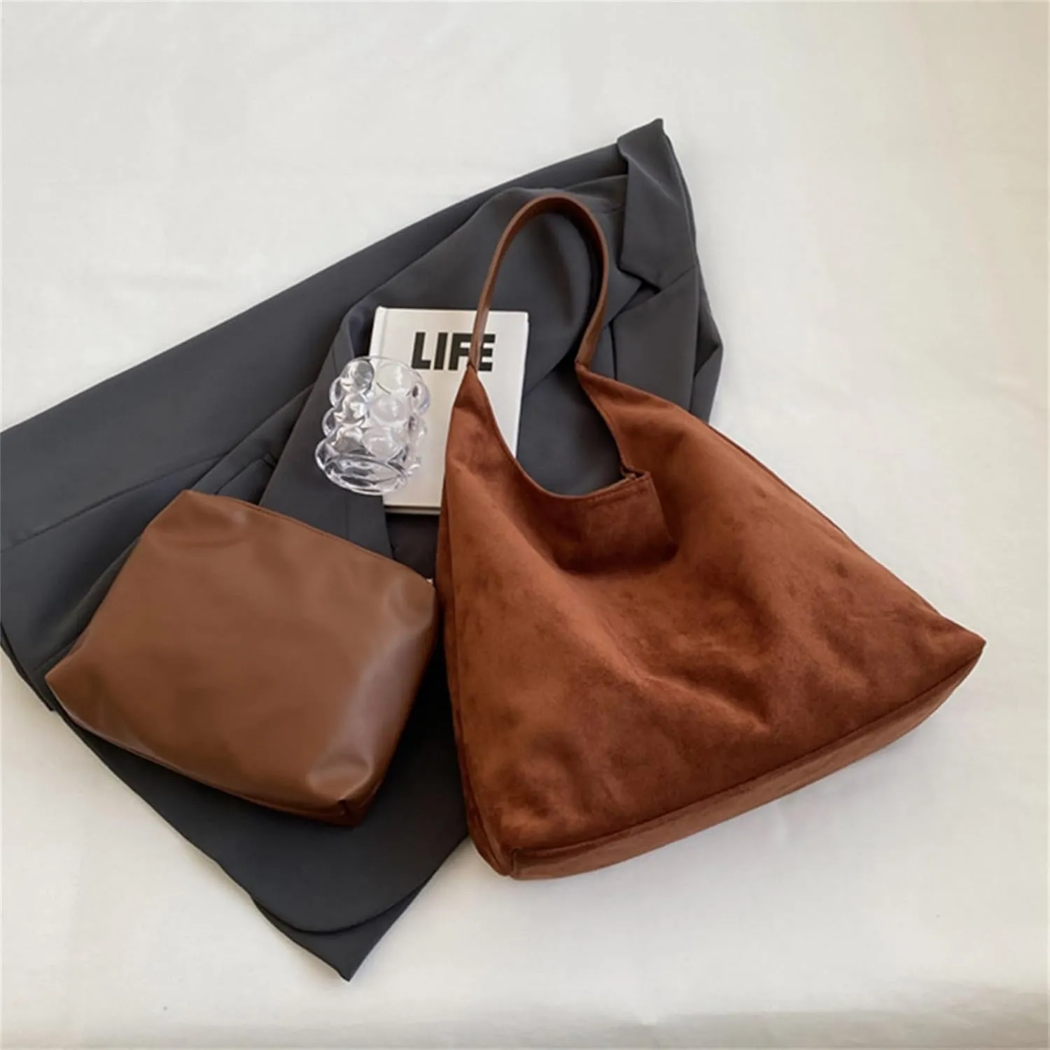 Tote Bags for Women Work Bags Slouchy Bag brown tote bag hobo bags for women Handbag Office Tote Handbag