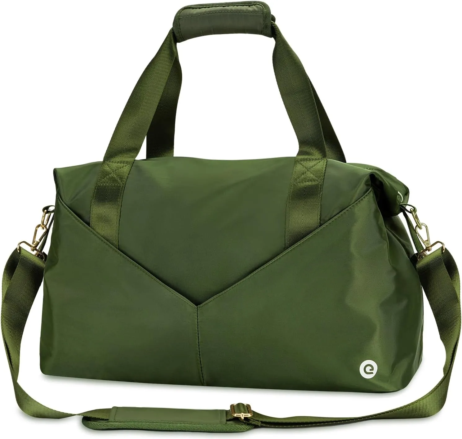 Travel Duffel Bag, For Spirit Airlines Personal Item Bag 18x14x8 Weekender Overnight Bag with TSA Approved Quart Size Bag & Shoes Bag, Underseat Carry-on Luggage for Women (Green)