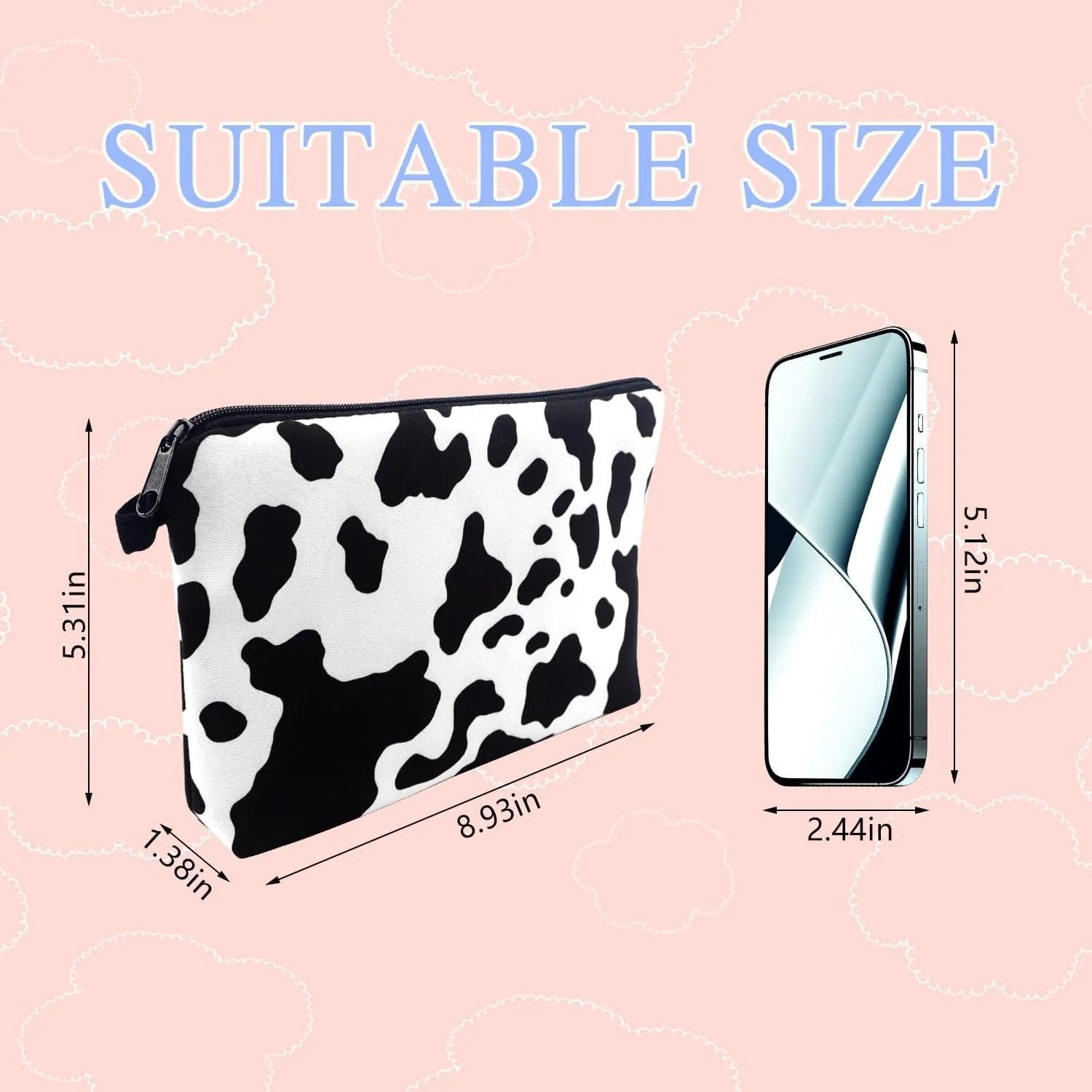 Travel Makeup Bags, Small Cosmetic Organizer Bag, Gifts for Women Birthday Unique, Friendship Gifts for Women, Sister Birthday Gifts from Sister, Bridesmaid Bride Cosmetic bag (NR10650)