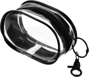 Travel Sports Storage Jewelry Bag Cables Lightweight Pvc Organizer Stylish for Men Women Black
